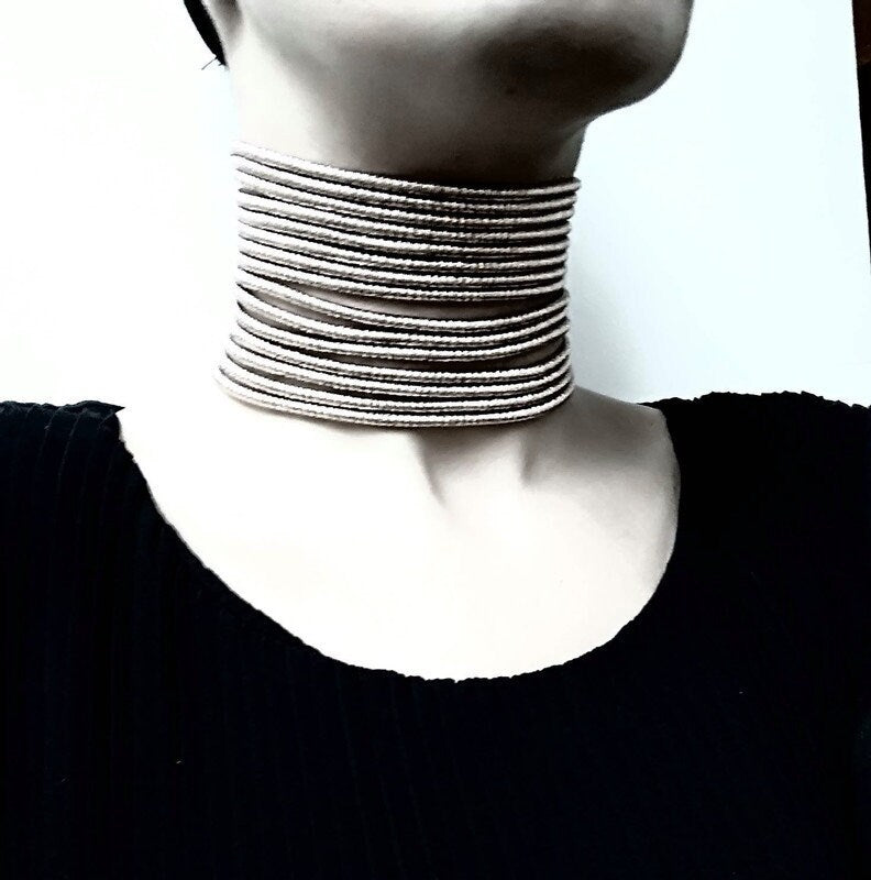 Ndebele wrap necklace