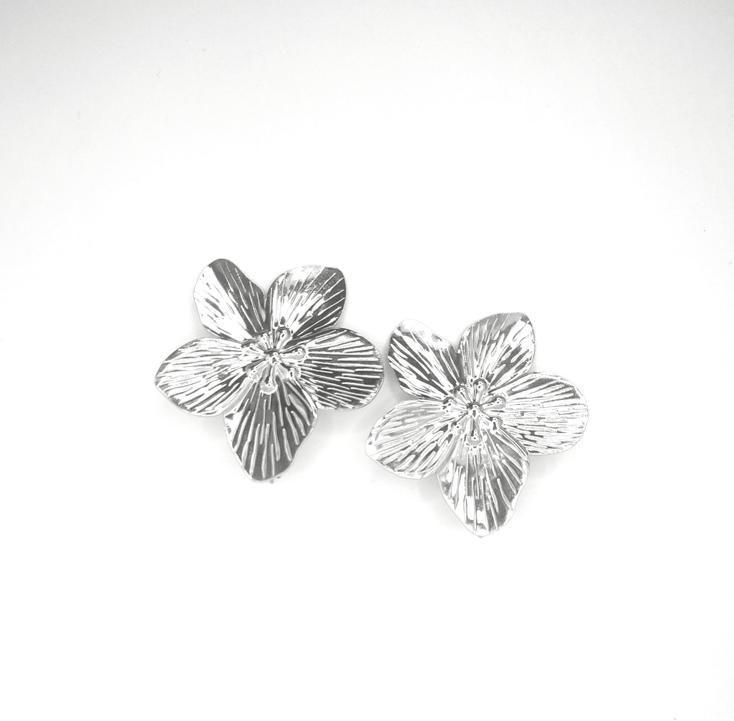 ORCHIDS Stainless steel earrings
