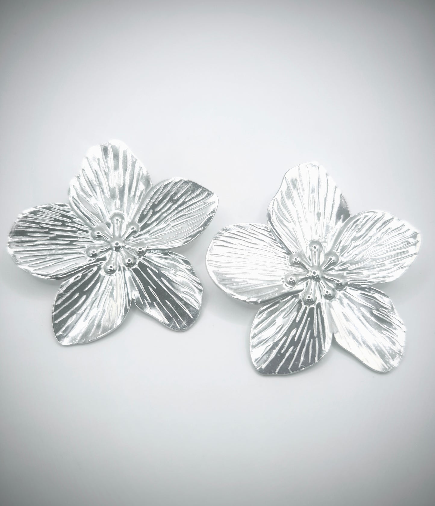 ORCHIDS Stainless steel earrings