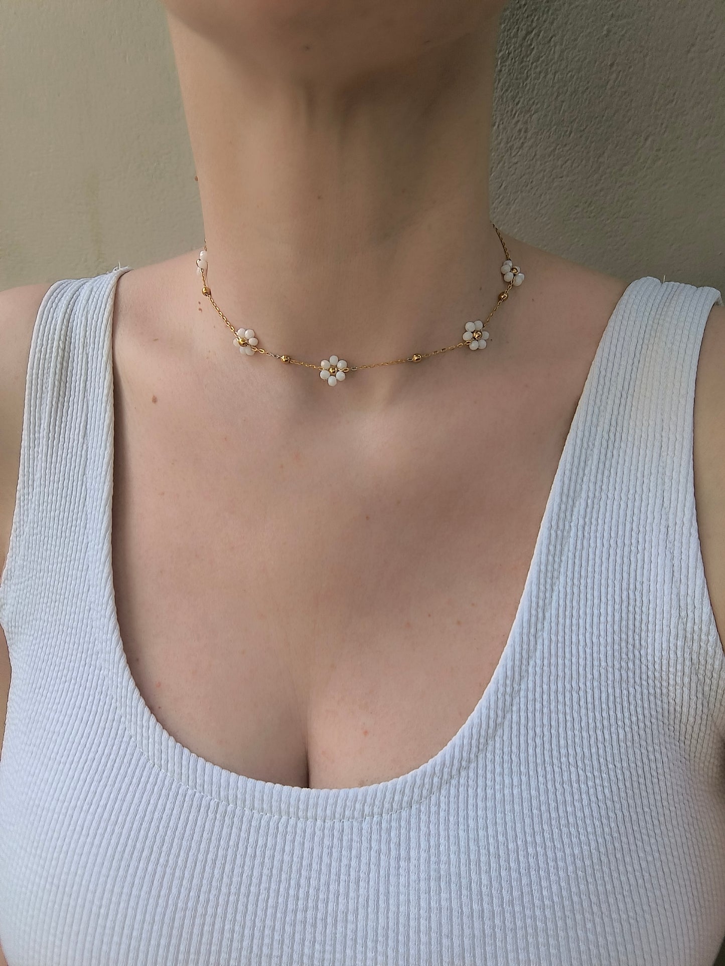 DAISIES Stainless steel chain