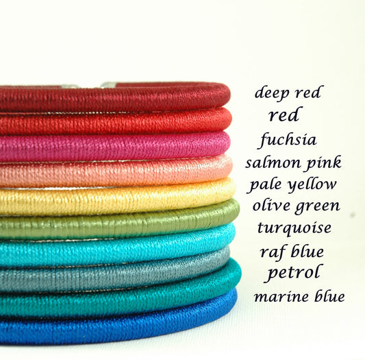 JOYA silk neck ring in color variations