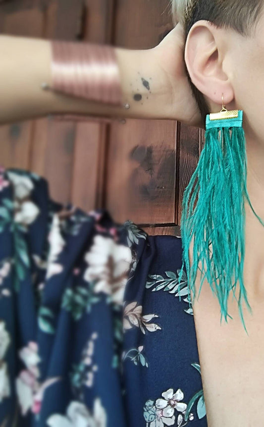 FAIRYLIA feather earrings