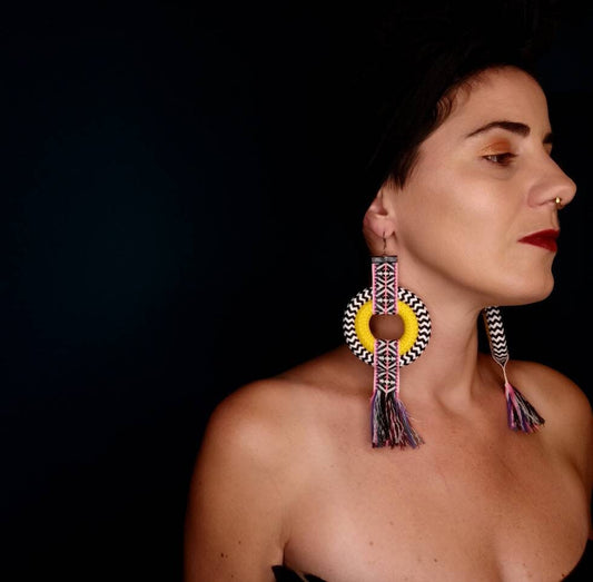 KATHMANDU Ethnic long earrings