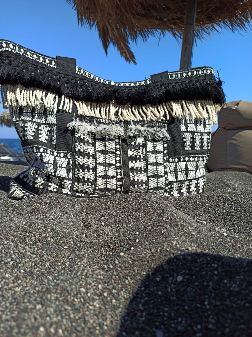 SANTORINI Beach bag