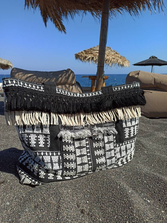 SANTORINI Beach bag