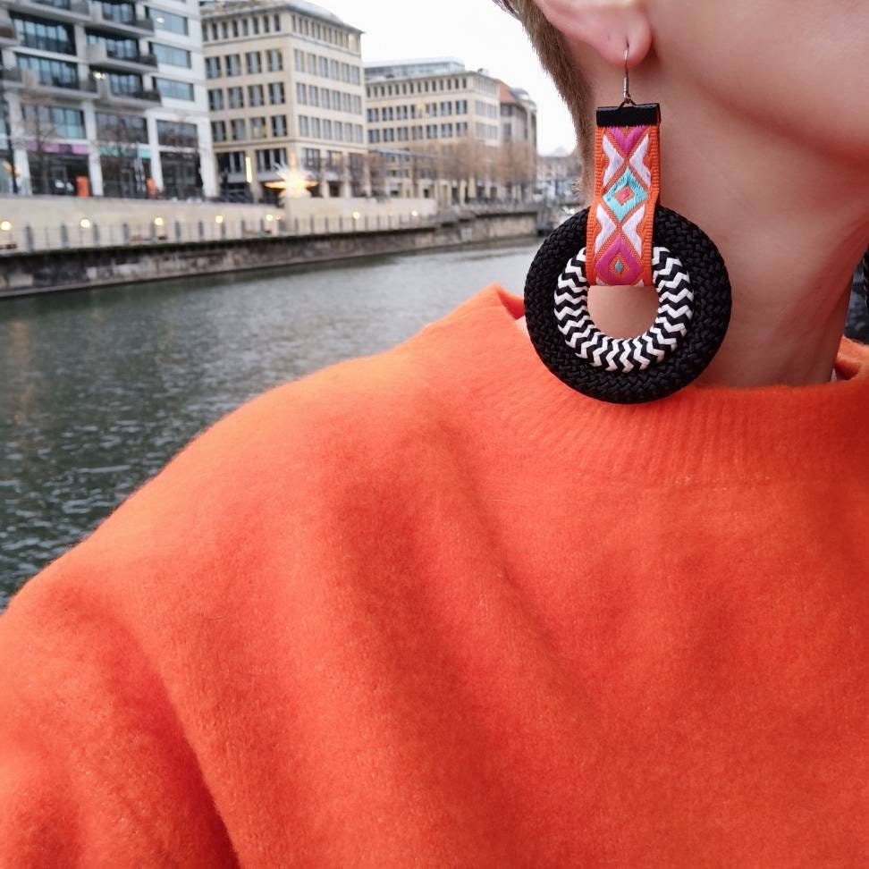 BERLINA Ethnic bold earrings