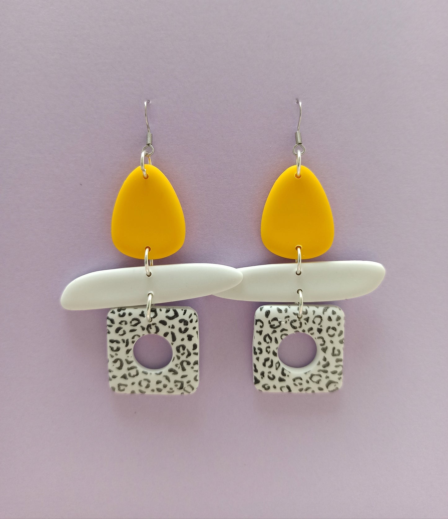 MALOA organic shape earrings